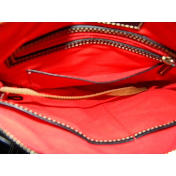 Dooney & Bourke Black Pebble Grain Leather Large Crossbody Shoulder Bag Purse - Picture 8 of 11